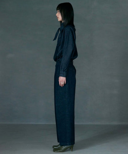 BONNY WOVEN / TUCK PANTS