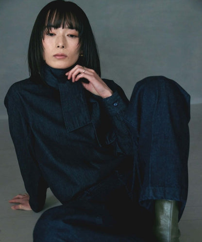 BONNY WOVEN / TUCK PANTS