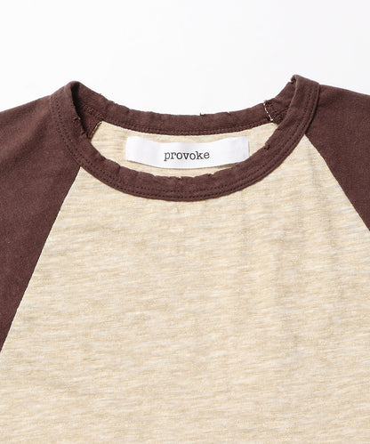 PROVOKE / Raglan no sleeve T-shirts