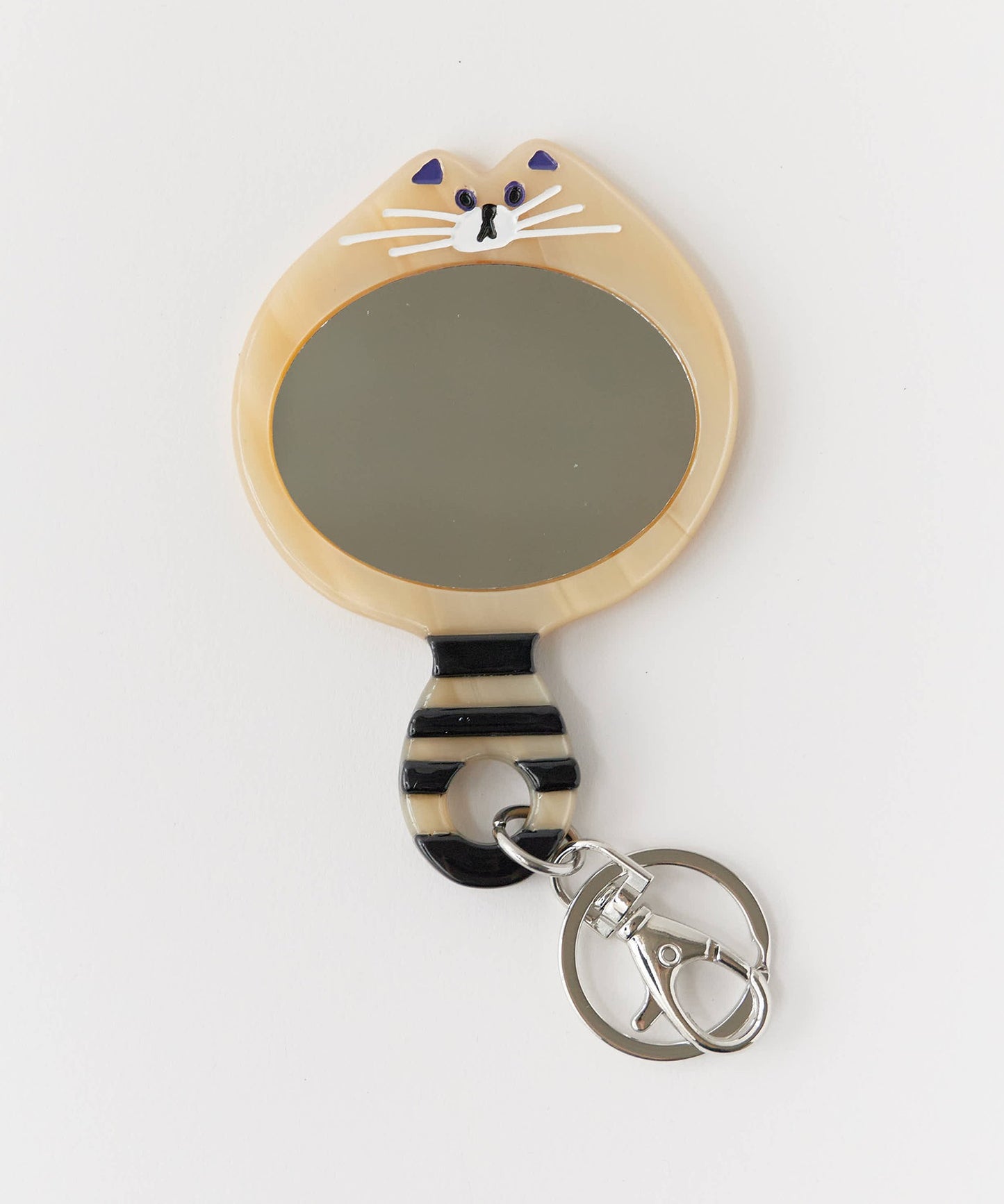 TRESSE / Cat mirror keycharm ミラー