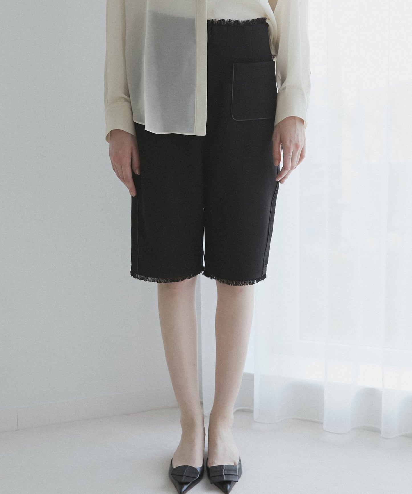LE CIEL BLEU / Tweed Capri Pants