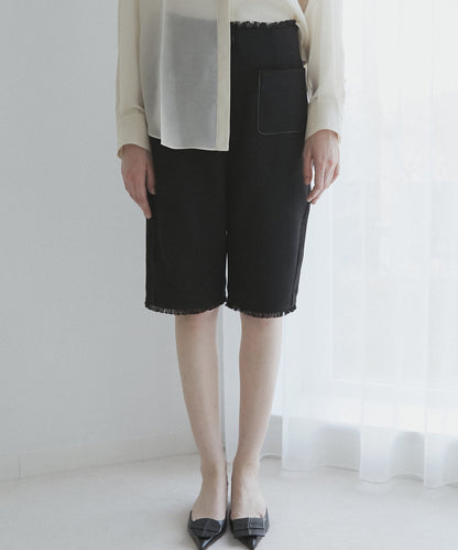LE CIEL BLEU / Tweed Capri Pants