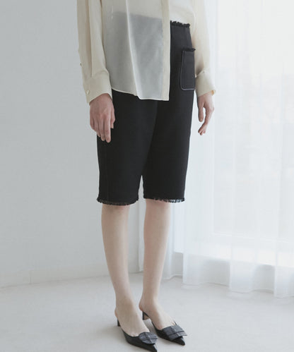 LE CIEL BLEU / Tweed Capri Pants