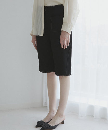 LE CIEL BLEU / Tweed Capri Pants