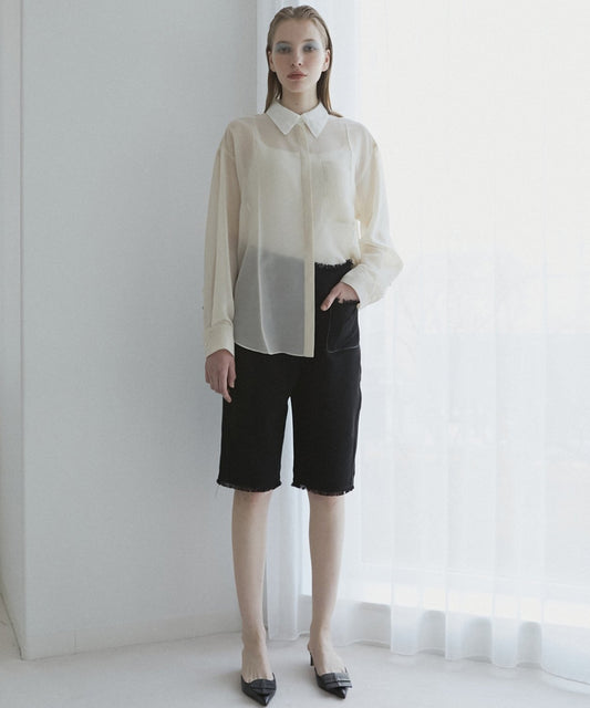 LE CIEL BLEU / Tweed Capri Pants