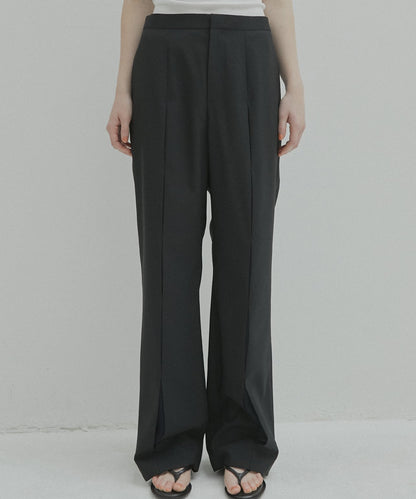LE CIEL BLEU / Slim Flare Pant w/Sheer Detail