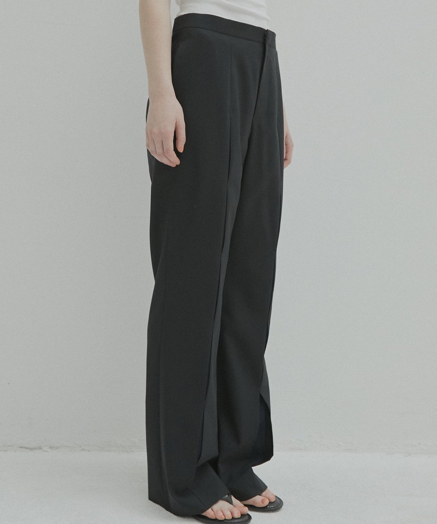 LE CIEL BLEU / Slim Flare Pant w/Sheer Detail