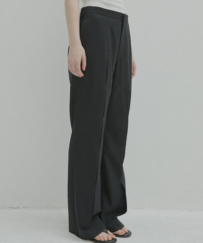LE CIEL BLEU / Slim Flare Pant w/Sheer Detail