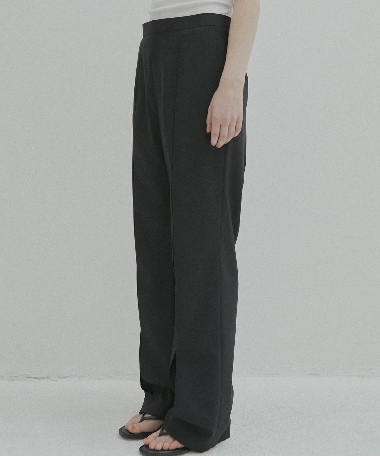 LE CIEL BLEU / Slim Flare Pant w/Sheer Detail