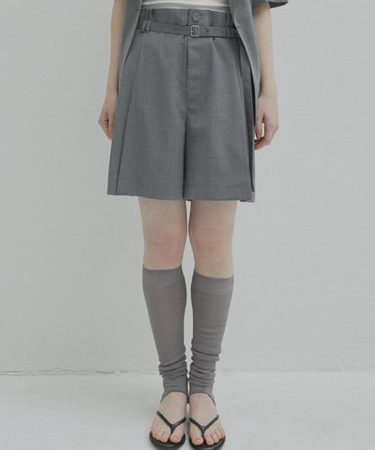 LE CIEL BLEU / Tucked Front Shorts
