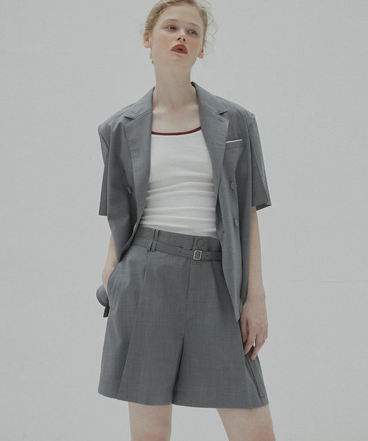 LE CIEL BLEU / Tucked Front Shorts