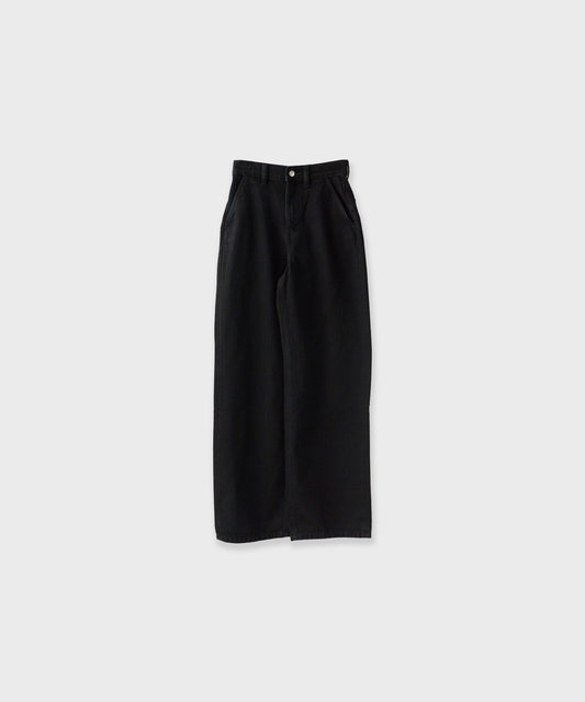 Calvin Klein / TROUSER BARREL SOFT BLACK