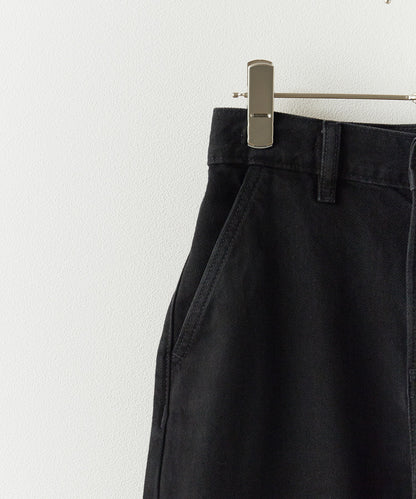 Calvin Klein / TROUSER BARREL SOFT BLACK