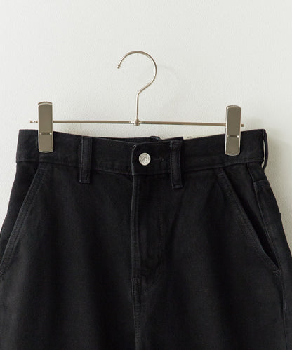 Calvin Klein / TROUSER BARREL SOFT BLACK