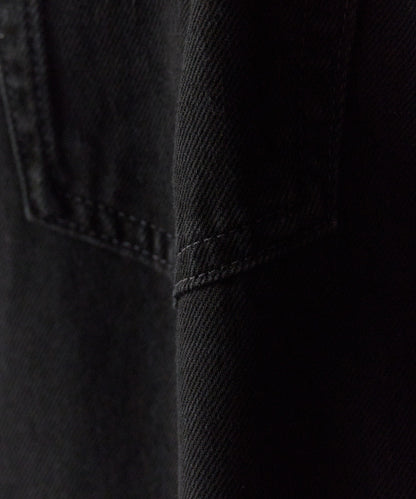 Calvin Klein / TROUSER BARREL SOFT BLACK