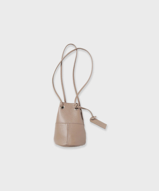 MARCO MASI / Leather drawstring bag