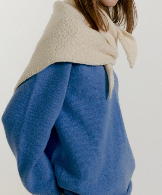 NOTHING WRITTEN  /  Triangle wool muffler マフラー